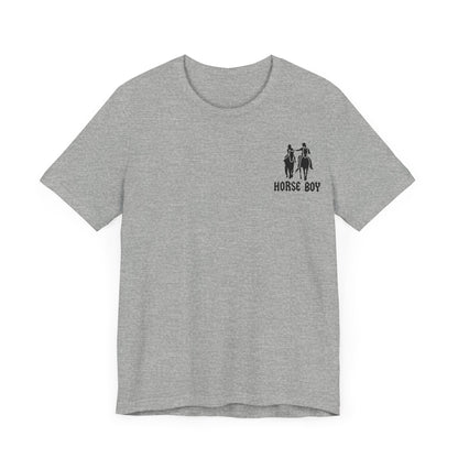 Horse Boy - Live Free Ride Free - Light colors -  Unisex Jersey Short Sleeve Tee