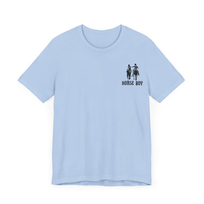 Horse Boy - Live Free Ride Free - Light colors -  Unisex Jersey Short Sleeve Tee