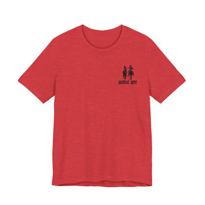 Horse Boy - Live Free Ride Free - Light colors -  Unisex Jersey Short Sleeve Tee