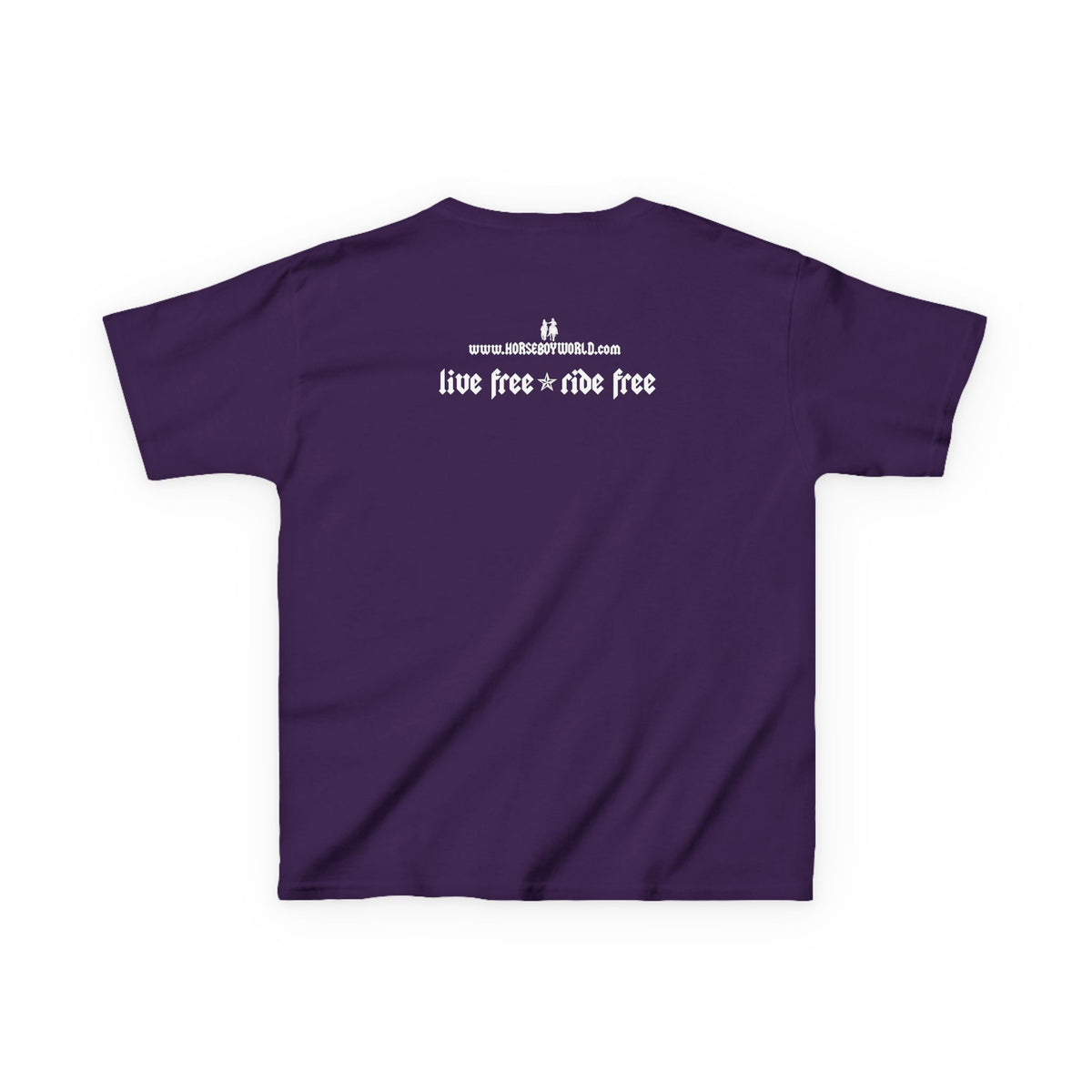 Live Free Ride Free - Kids Heavy Cotton™ Tee