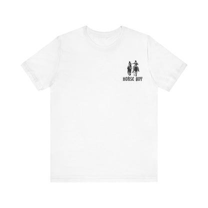 Horse Boy - Live Free Ride Free - Light colors -  Unisex Jersey Short Sleeve Tee