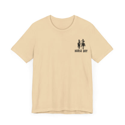 Horse Boy - Live Free Ride Free - Light colors -  Unisex Jersey Short Sleeve Tee