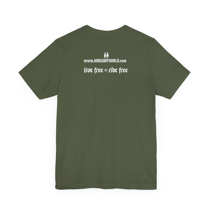 Horse Boy - Live Free Ride Free - Unisex Jersey Short Sleeve Tee