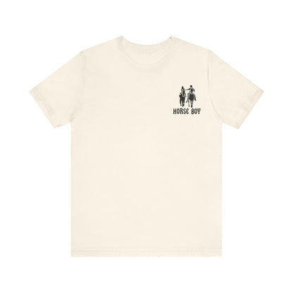 Horse Boy - Live Free Ride Free - Light colors -  Unisex Jersey Short Sleeve Tee