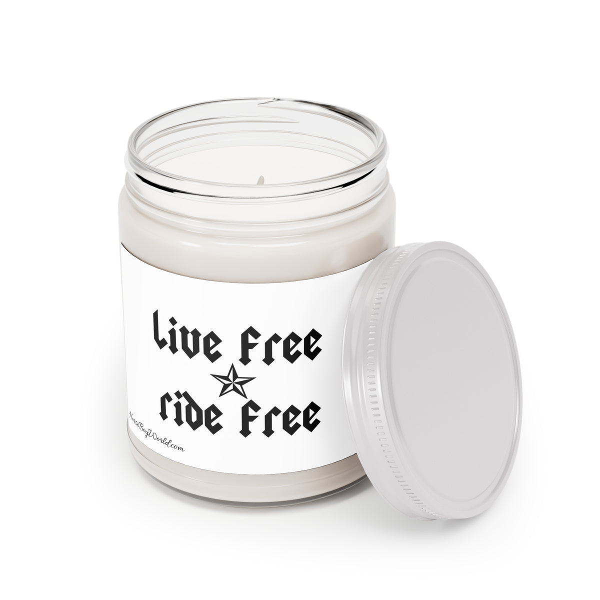 Live Free Ride Free - Scented & unscented Candles, 9oz
