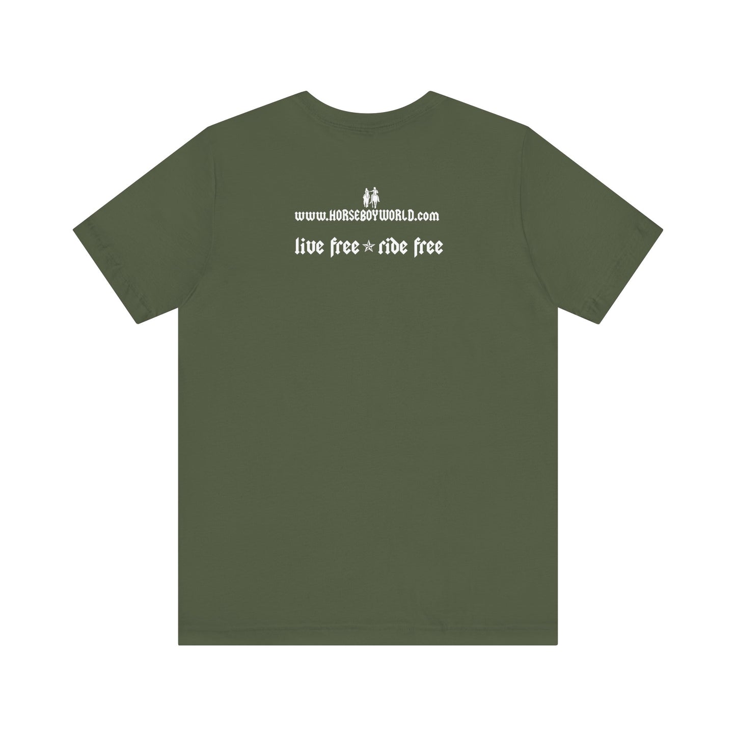 Horse Boy - Live Free Ride Free - Unisex Jersey Short Sleeve Tee