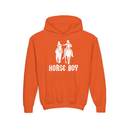 Horse Boy - Youth Heavy Blend Hooded Sweatshirt