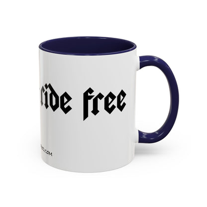 US - Live Free Ride Free - Accent Coffee Mug, 11oz