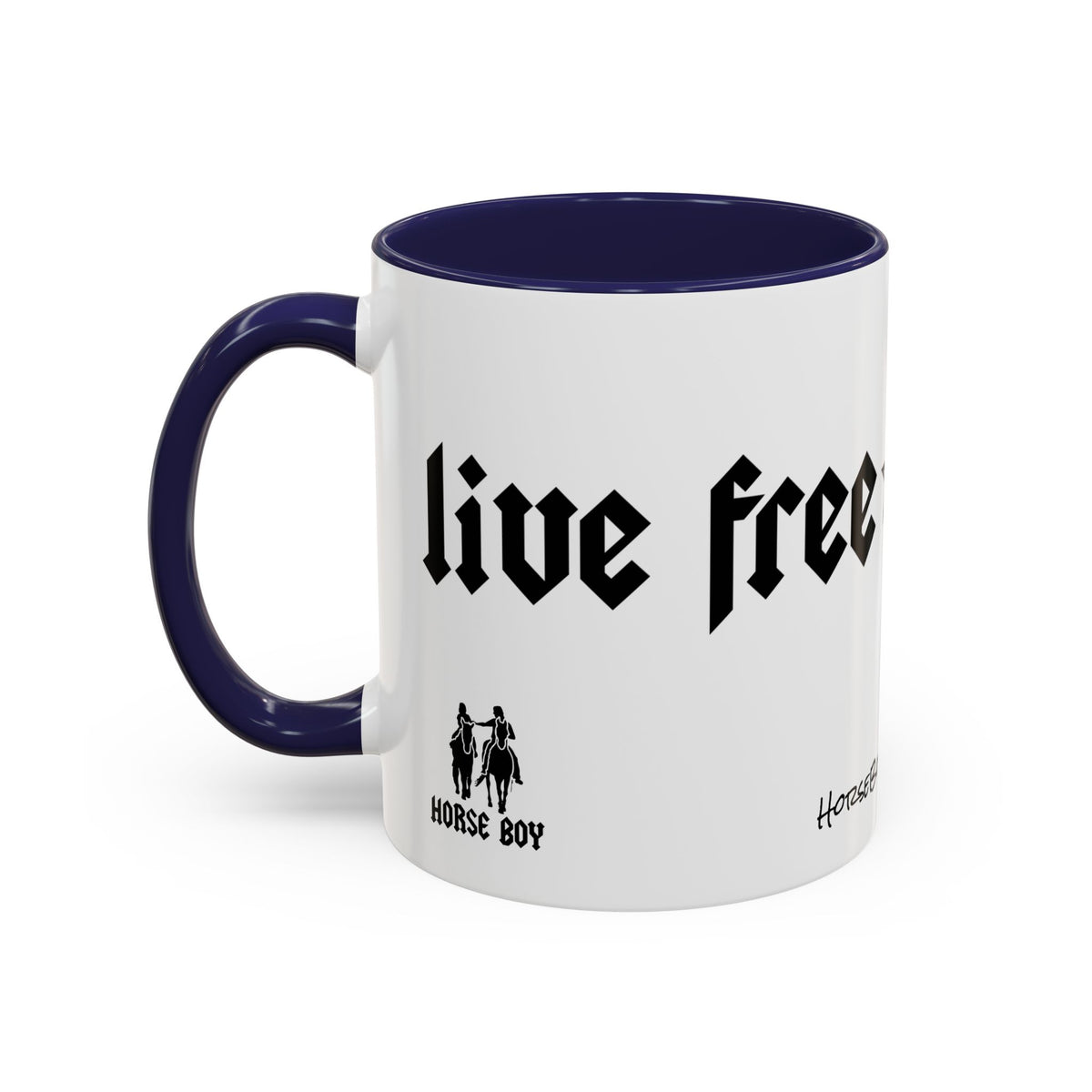 US - Live Free Ride Free - Accent Coffee Mug, 11oz