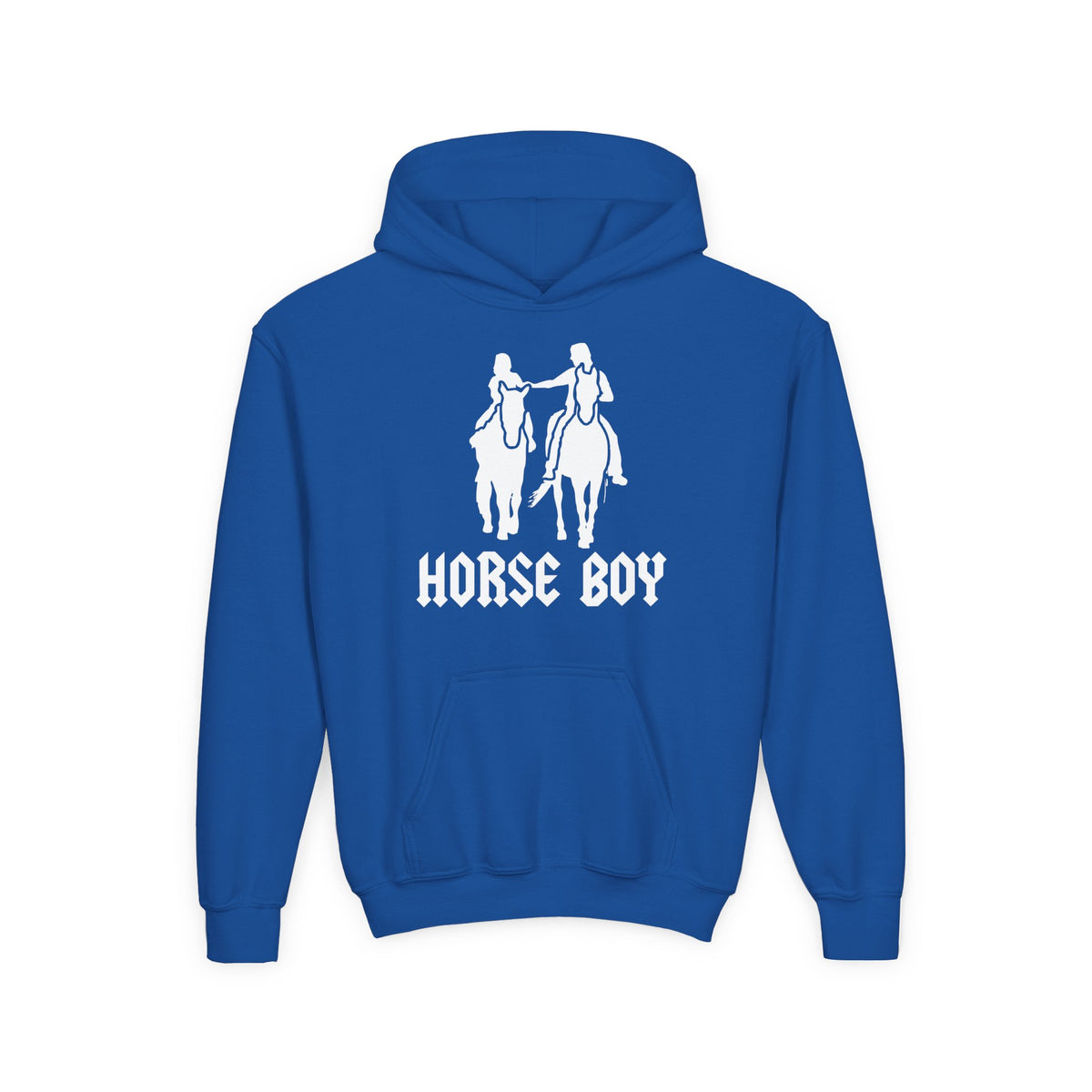 Horse Boy - Youth Heavy Blend Hooded Sweatshirt
