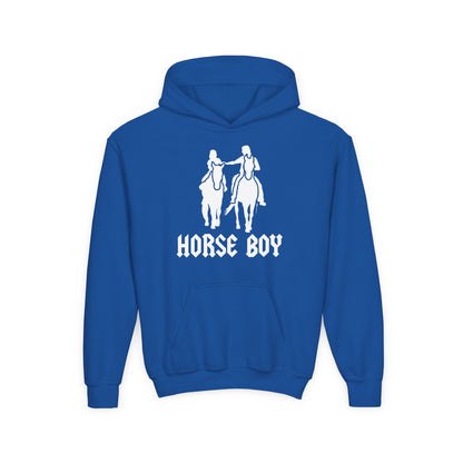 Horse Boy - Youth Heavy Blend Hooded Sweatshirt