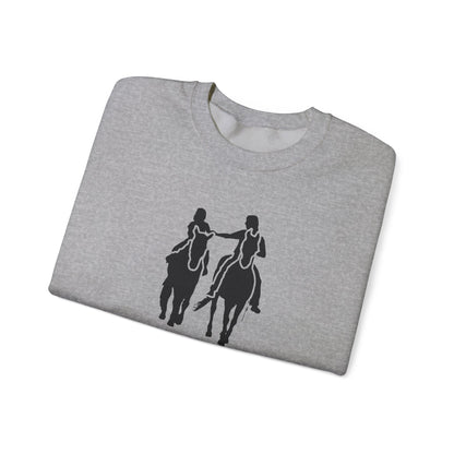Horse Boy Crewneck Sweatshirt — 'Horse Boy' Graphic with 'Live Free • Ride Free' Back Print