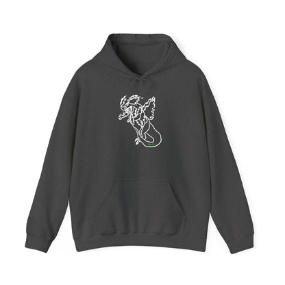 FireBlizzard - Designed by Kyrion age 7 - white - Unisex Heavy Blend™ Hooded Sweatshirt