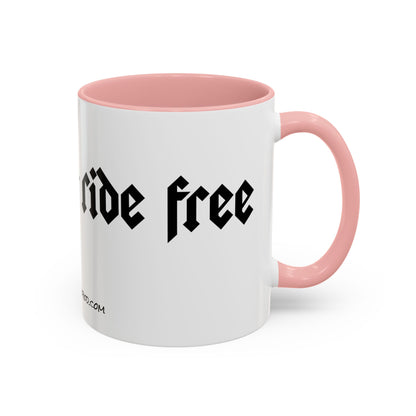 US - Live Free Ride Free - Accent Coffee Mug, 11oz