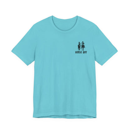 Horse Boy - Live Free Ride Free - Light colors -  Unisex Jersey Short Sleeve Tee