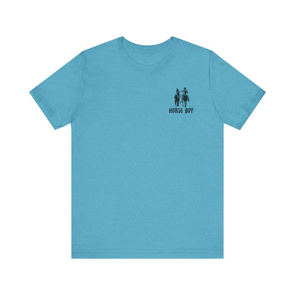 Horse Boy - Live Free Ride Free - Light colors -  Unisex Jersey Short Sleeve Tee