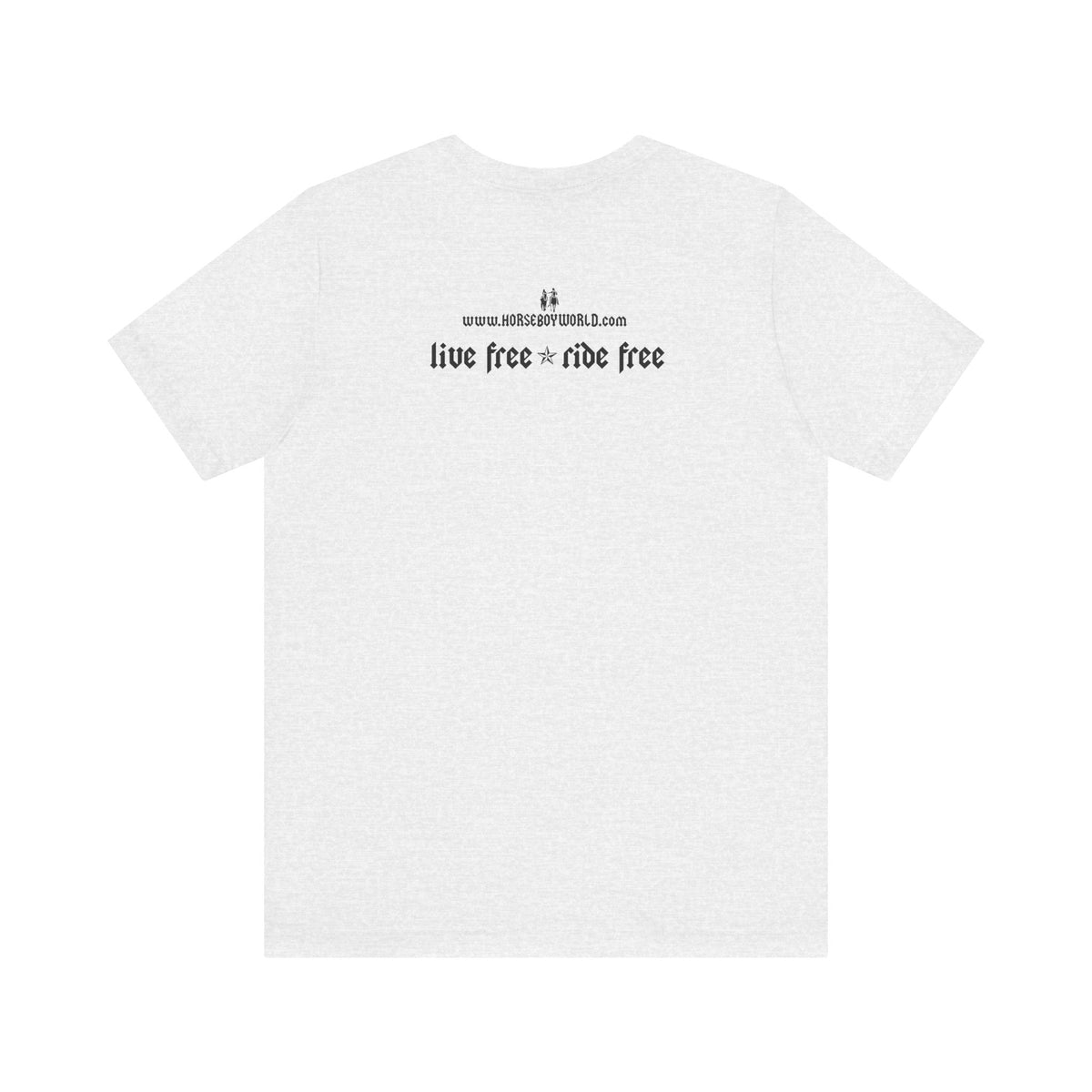Horse Boy - Live Free Ride Free - Light colors -  Unisex Jersey Short Sleeve Tee