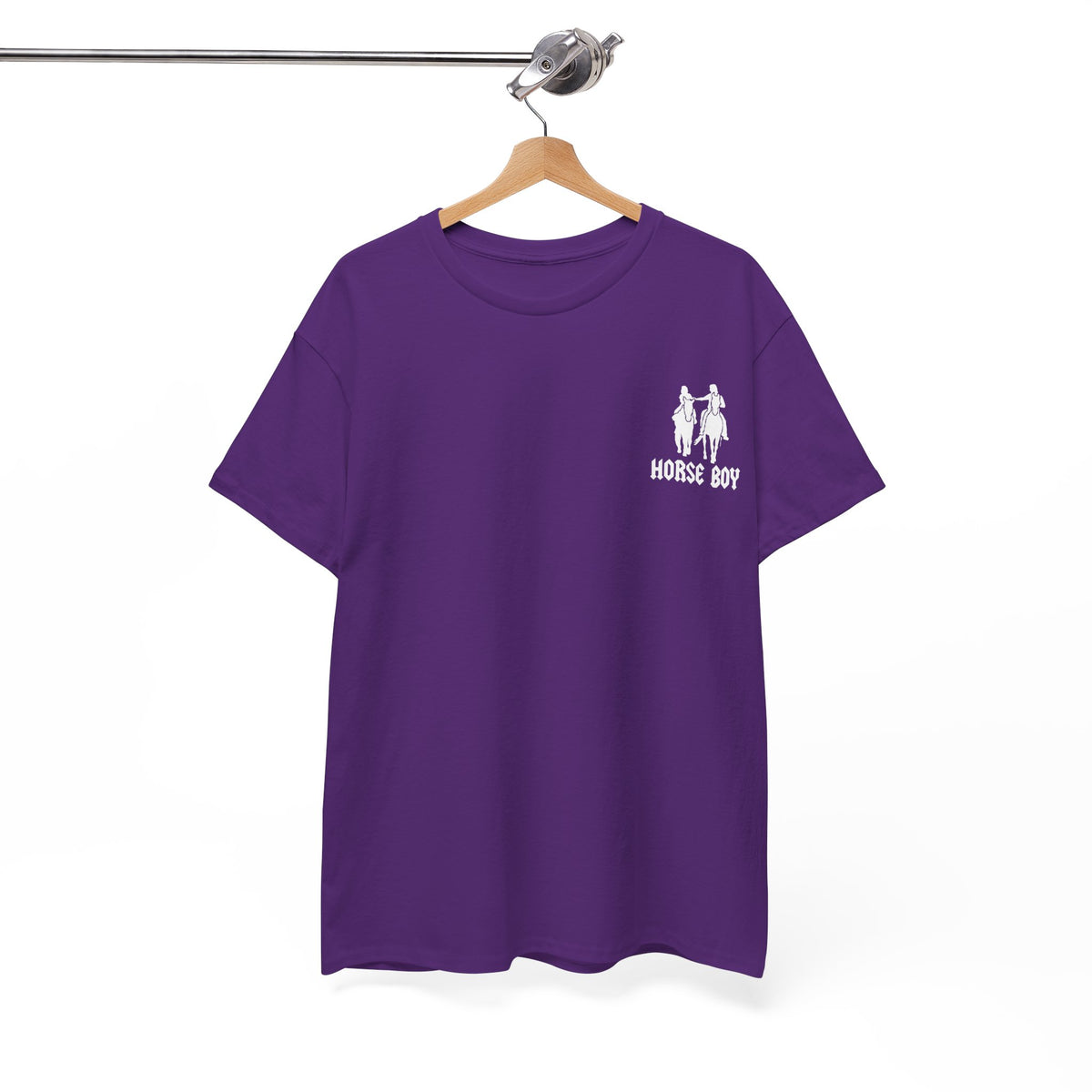 EU Printer - Horse Boy - Unisex Heavy Cotton Tee