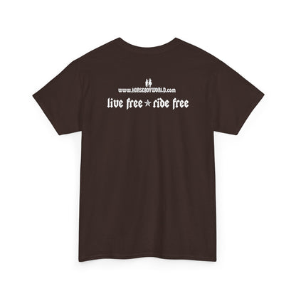 EU Printer - Horse Boy - Unisex Heavy Cotton Tee