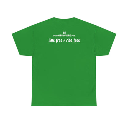 EU Printer - Horse Boy - Unisex Heavy Cotton Tee