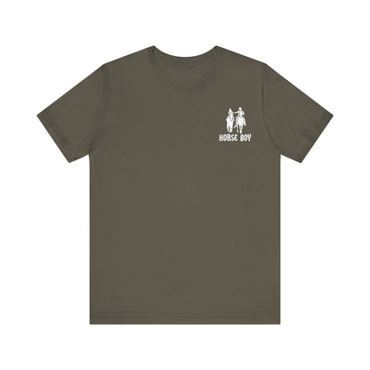 Horse Boy - Live Free Ride Free - Unisex Jersey Short Sleeve Tee
