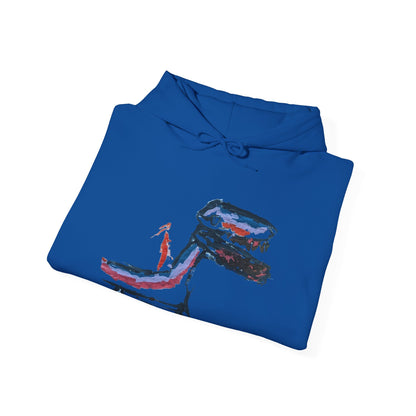 Dragon Rider - Designed by Freya age 5 - Unisex Heavy Blend™ Hooded Sweatshirt