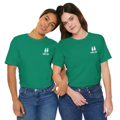 Horse Boy Small White Logo T-Shirt