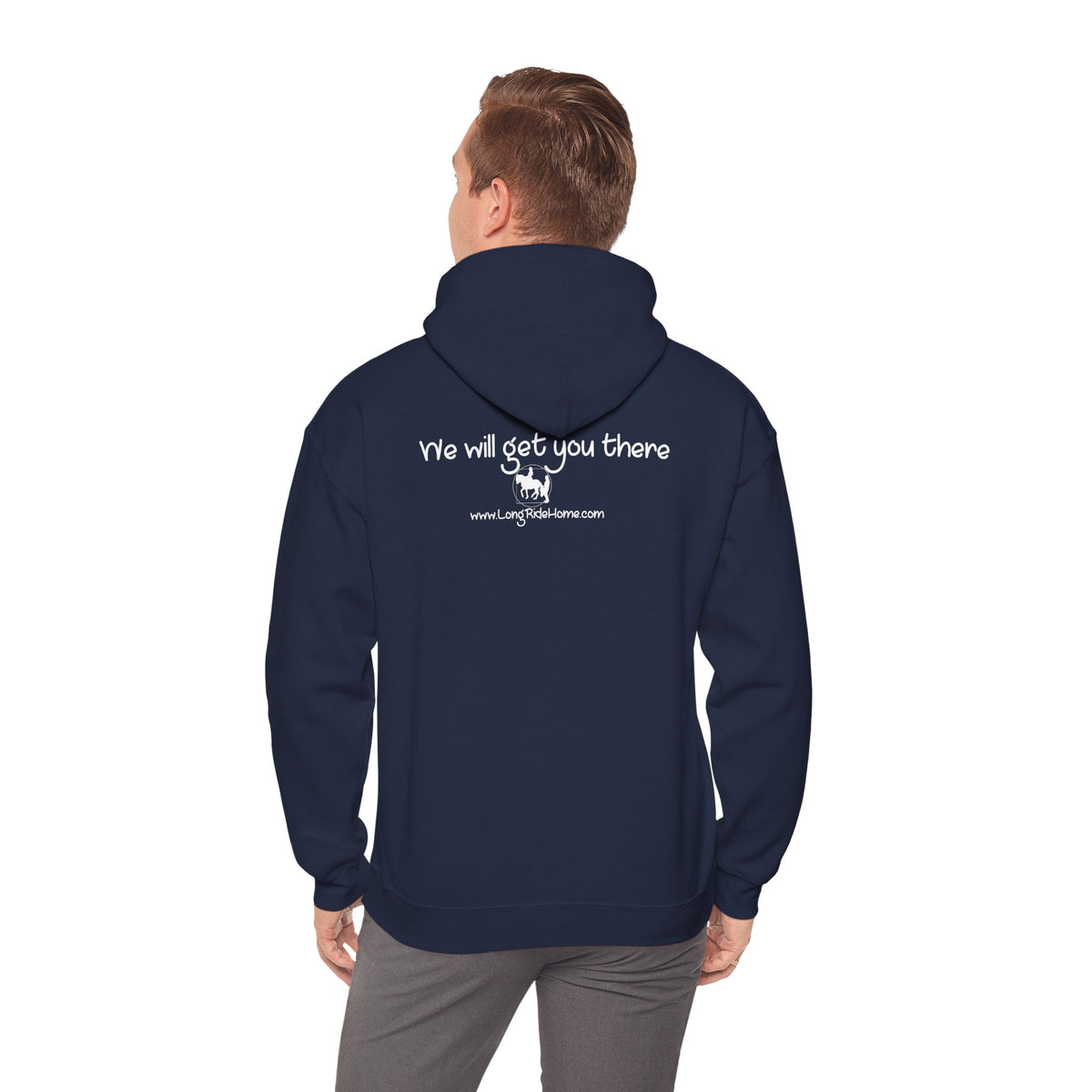 Long Ride Home White Logo Hoodie