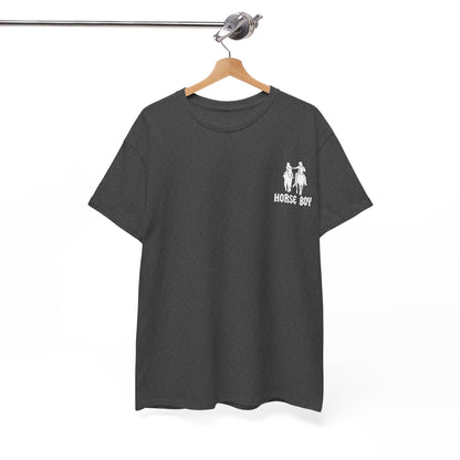EU Printer - Horse Boy - Unisex Heavy Cotton Tee