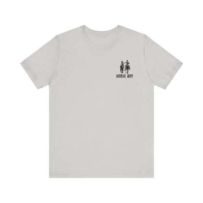Horse Boy - Live Free Ride Free - Light colors -  Unisex Jersey Short Sleeve Tee