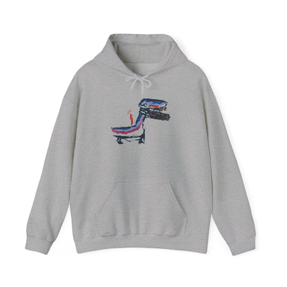 Dragon Rider - Designed by Freya age 5 - Unisex Heavy Blend™ Hooded Sweatshirt