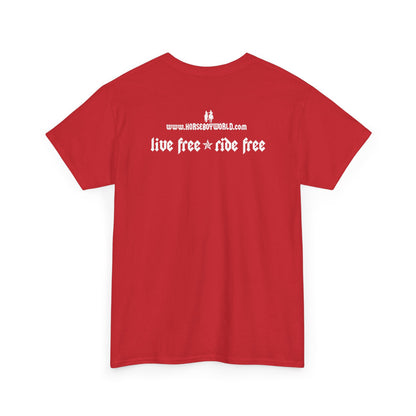 EU Printer - Horse Boy - Unisex Heavy Cotton Tee