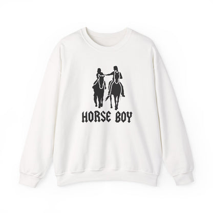 Horse Boy Crewneck Sweatshirt — 'Horse Boy' Graphic with 'Live Free • Ride Free' Back Print