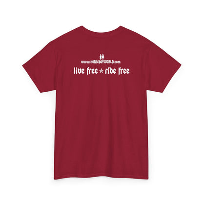 EU Printer - Horse Boy - Unisex Heavy Cotton Tee
