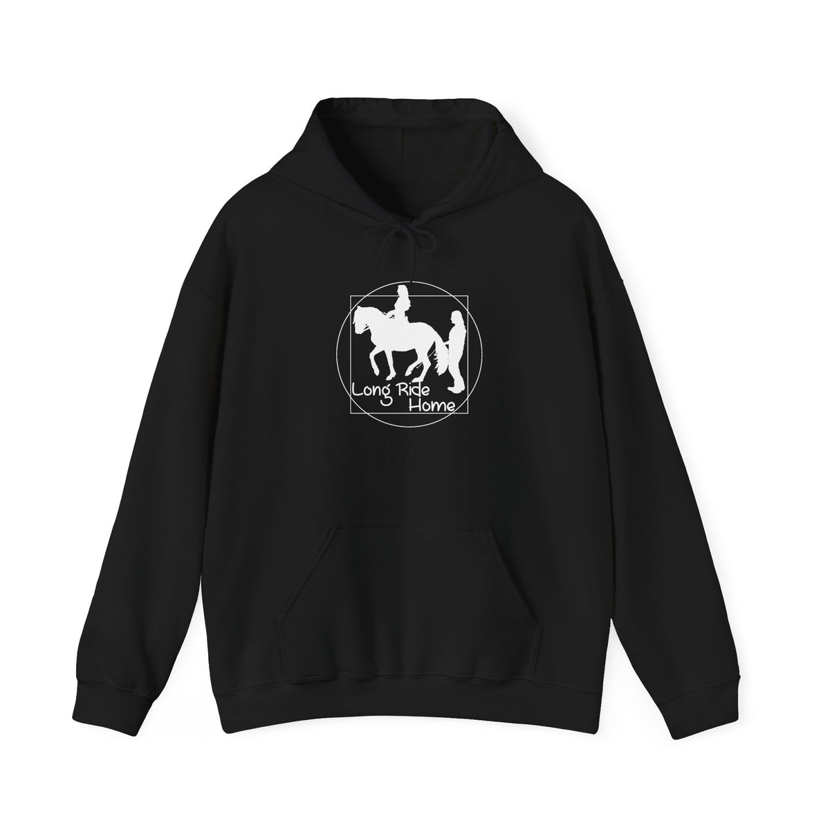 Long Ride Home White Logo Hoodie