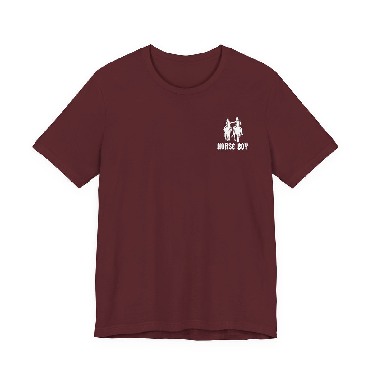Horse Boy Small White Logo T-Shirt