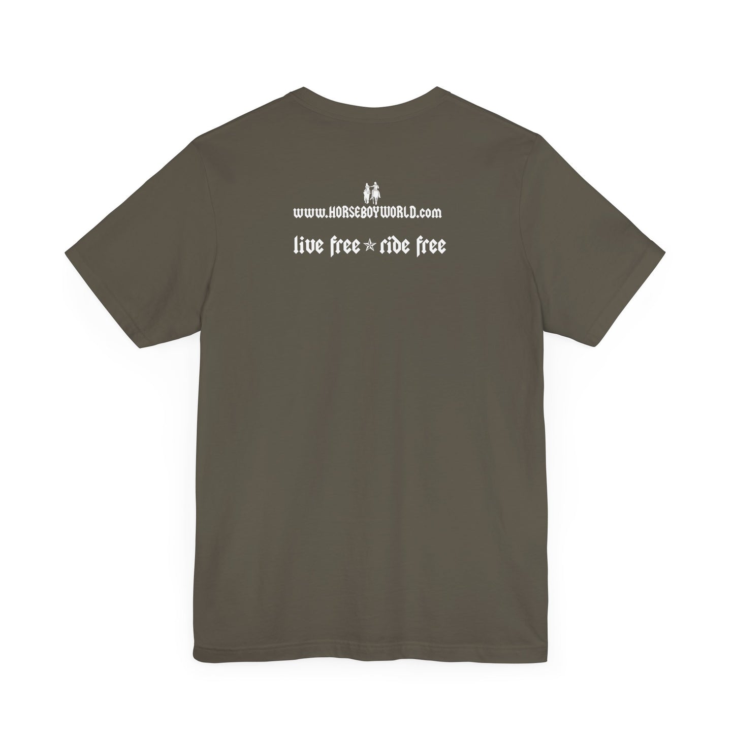 Horse Boy - Live Free Ride Free - Unisex Jersey Short Sleeve Tee
