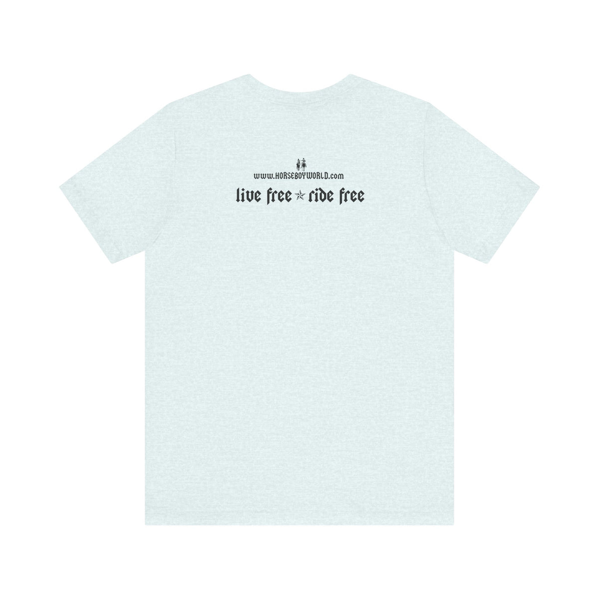 Horse Boy - Live Free Ride Free - Light colors -  Unisex Jersey Short Sleeve Tee