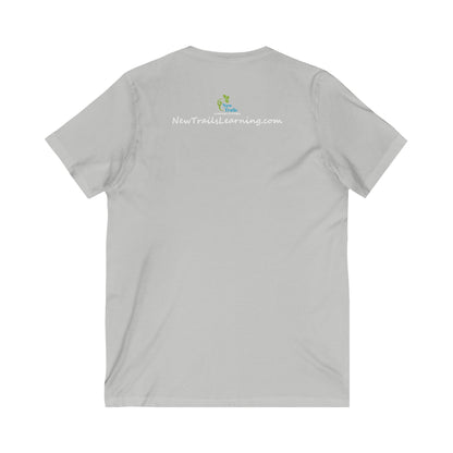 NTLS - Unisex Jersey Short Sleeve V-Neck Tee