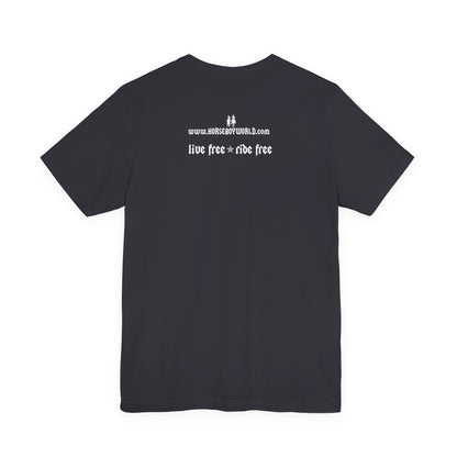 Horse Boy Small White Logo T-Shirt
