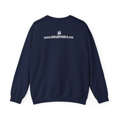 Live Free Ride Free - Light Letters - Unisex Heavy Blend™ Crewneck Sweatshirt