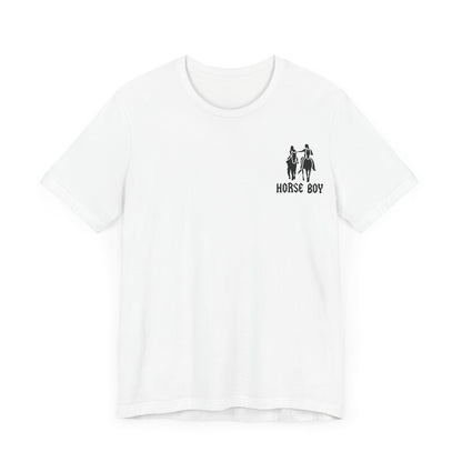 Horse Boy - Live Free Ride Free - Light colors -  Unisex Jersey Short Sleeve Tee