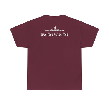 EU Printer - Horse Boy - Unisex Heavy Cotton Tee