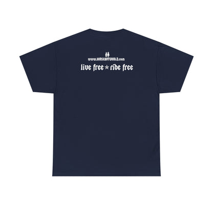 EU Printer - Horse Boy - Unisex Heavy Cotton Tee