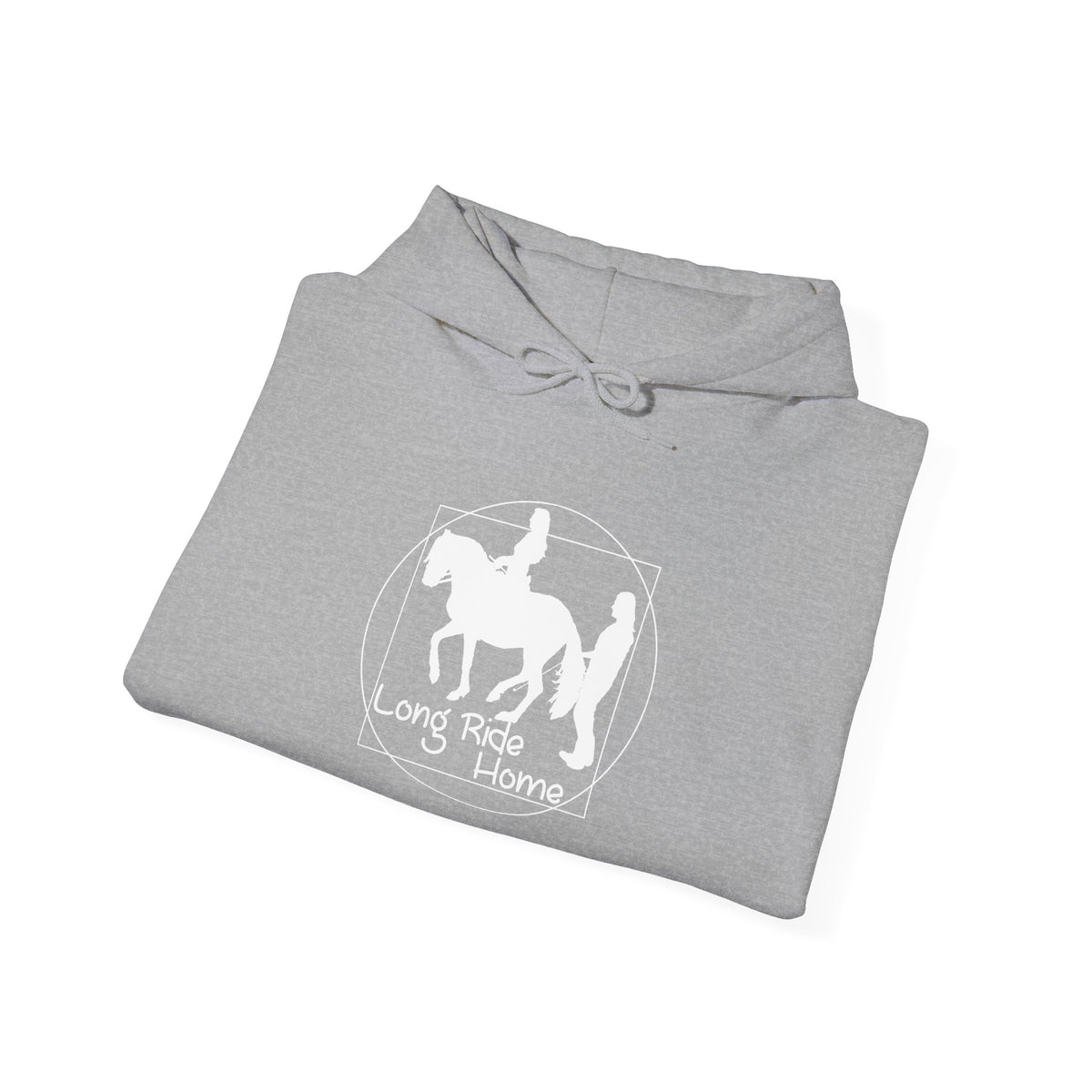 Long Ride Home White Logo Hoodie