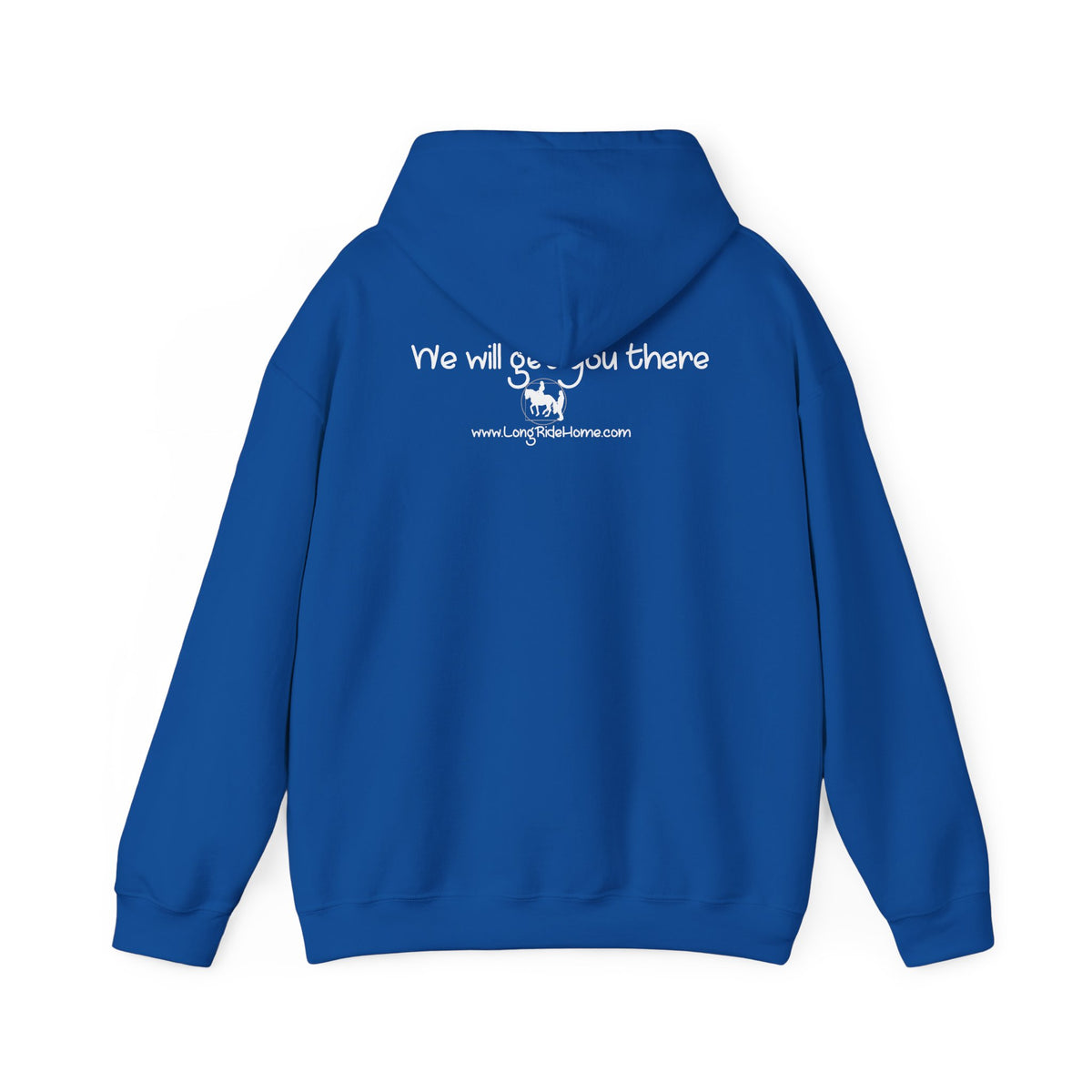 Long Ride Home White Logo Hoodie