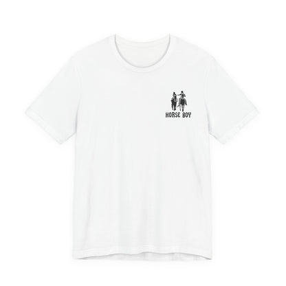 Horse Boy - Live Free Ride Free - Light colors -  Unisex Jersey Short Sleeve Tee