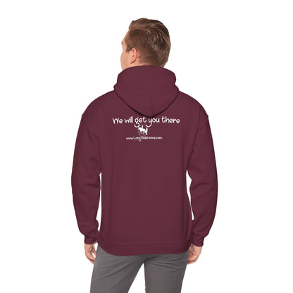 Long Ride Home White Logo Hoodie