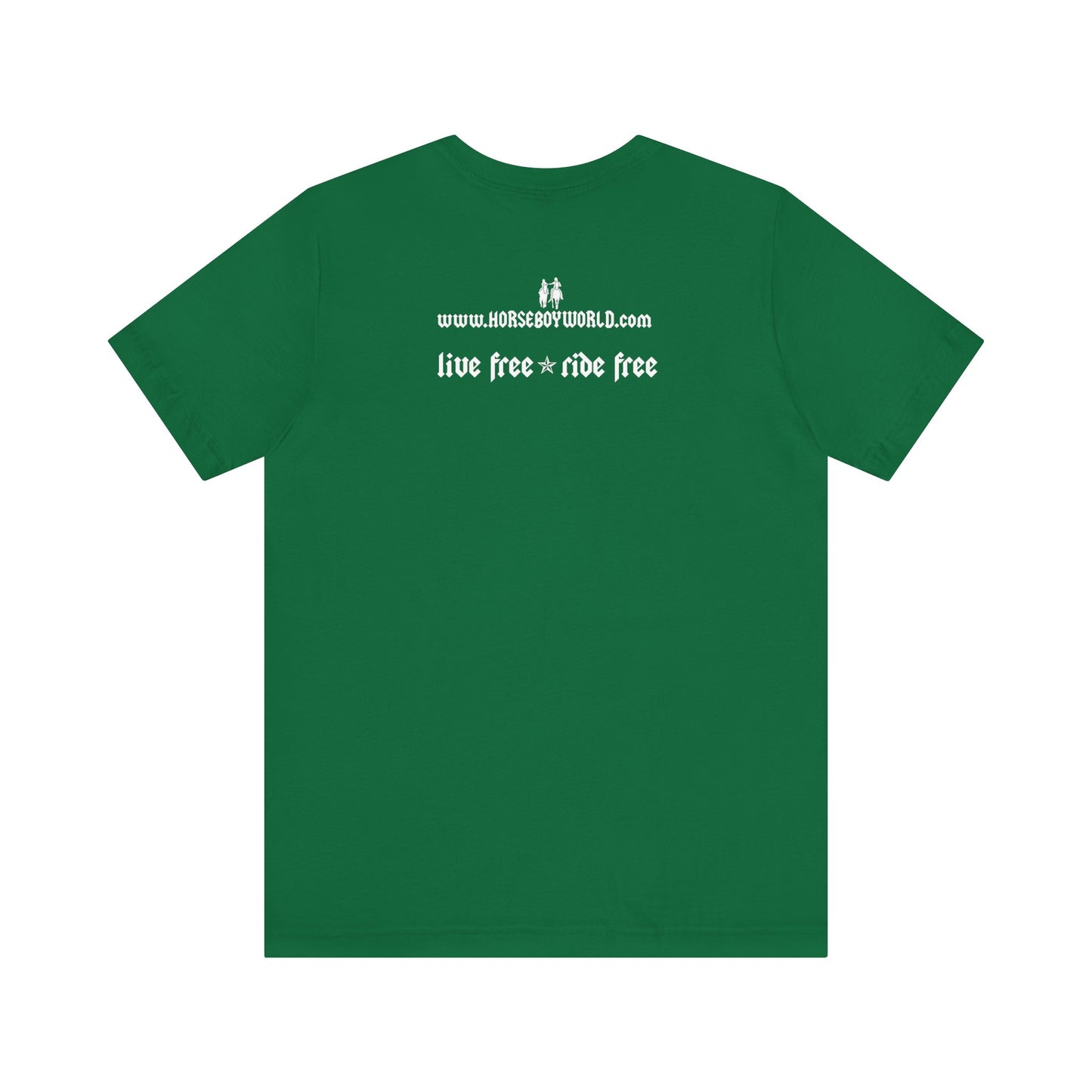 Horse Boy - Live Free Ride Free - Unisex Jersey Short Sleeve Tee