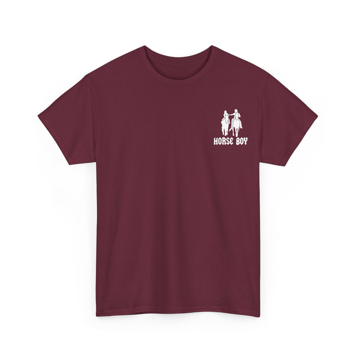 EU Printer - Horse Boy - Unisex Heavy Cotton Tee